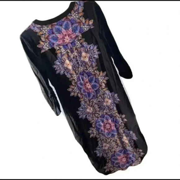 Cable & Gauge Long Sleeve Multi Colored Dress. Brand new. - Picture 1 of 6